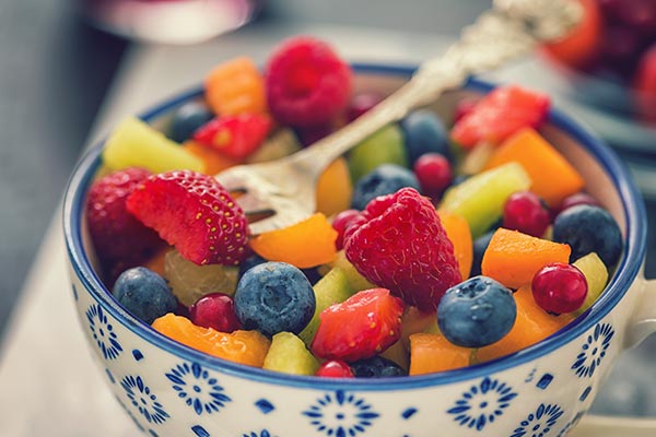 bowl of fruit for brunch